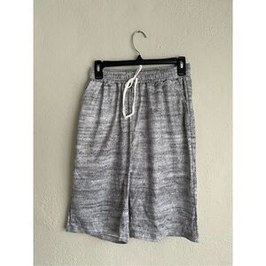 Pixie Lady Woman Gray Drawstring Bermuda Short, Size M